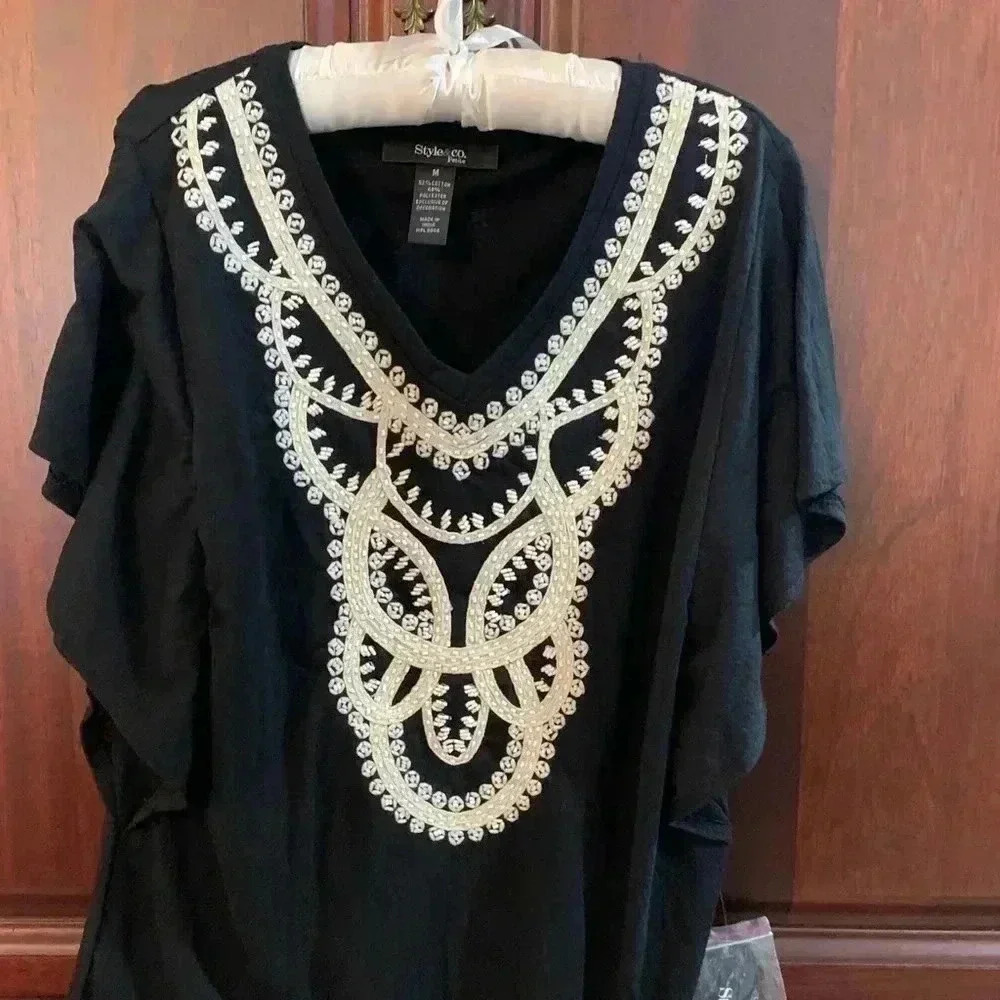 STYLE & CO TOP NWT PETITE M